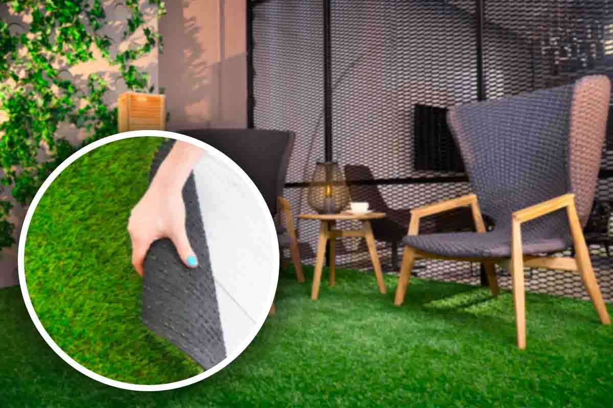 Come installare l'erba sintetica in terrazzo