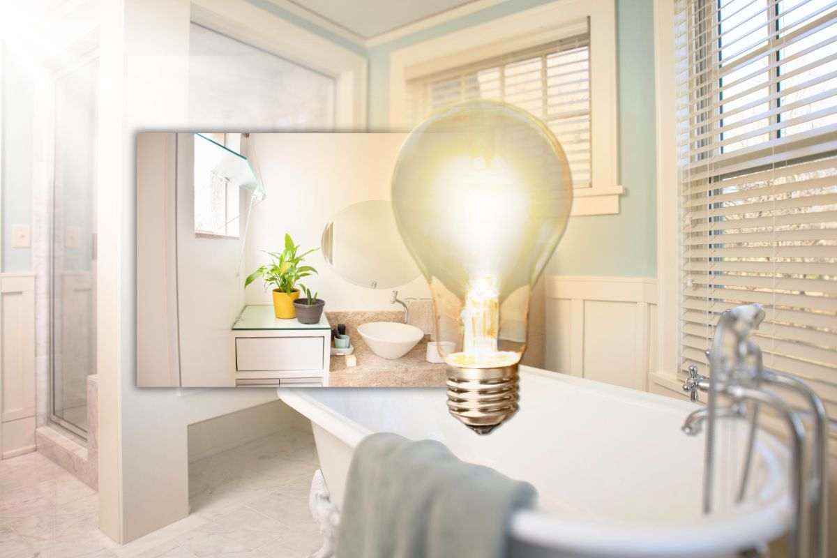 come illuminare un bagno cieco