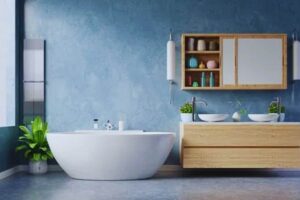 Idee arredare bagno rivestire pareti